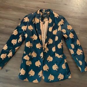 Scotch & Soda Jacquard Leopard Print Jacket